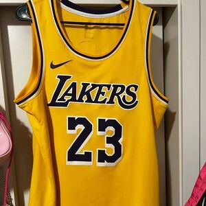 Nike Authentic Lakers Lebron James Jersey   Size L